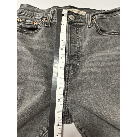 Levi's Wedgie Skinny Jeans Women's 29 Faded Black Baddie Rockabilly 90's Y2K - Picture 5 of 6